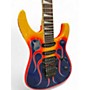 Used Jackson dk2 hot rod flames flames Solid Body Electric Guitar flames