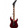 Used Jackson dk2q tr red quilt Solid Body Electric Guitar tr red quilt