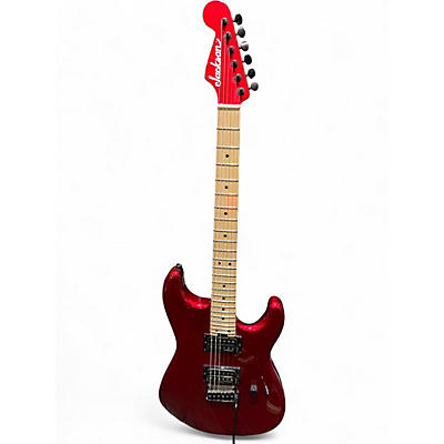 Used Jackson gus g. san dimas Candy Apple Red Solid Body Electric Guitar