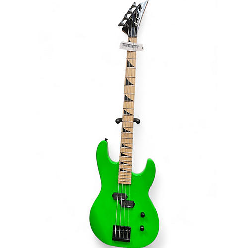 Jackson Used Jackson js1m neon green Electric Bass Guitar neon green