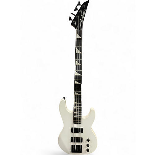 Used Jackson  js2 Alpine White Electric Bass Guitar Alpine White