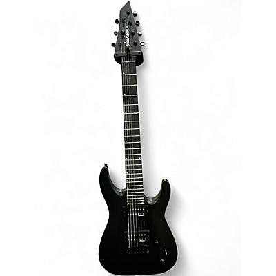 Used Jackson js22-7 Black Solid Body Electric Guitar