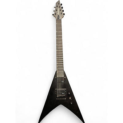 Used Jackson js22-7 king v Black Solid Body Electric Guitar