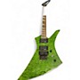 Used Jackson kexq Trans Green Solid Body Electric Guitar Trans Green