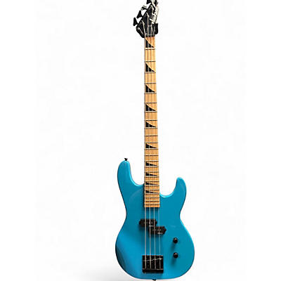 Used Jackson limited edition JS1M INIFINTY BLUE Electric Bass Guitar