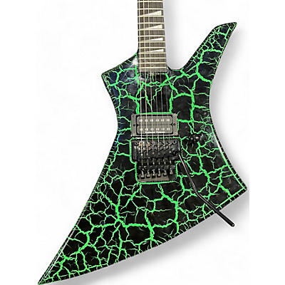 Used Jackson pro series Brandon Ellis crackle green Solid Body Electric Guitar