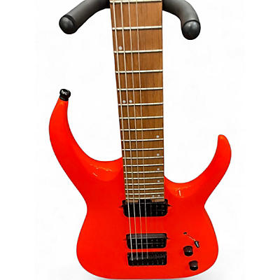 Used Jackson pro series misha mansoor 7 ORANge Solid Body Electric Guitar