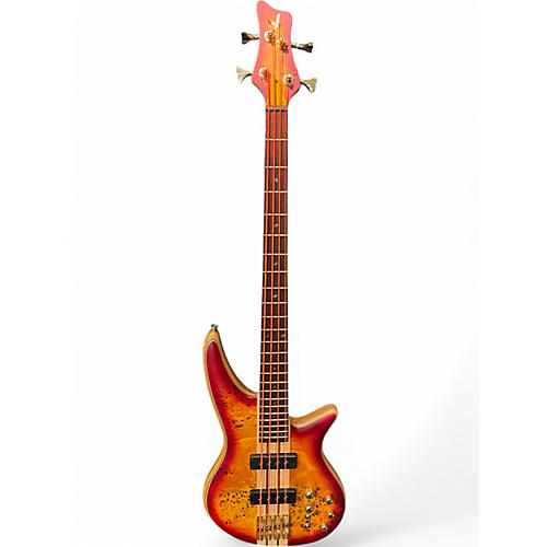 Used Jackson pro series spectra cherry burst Electric Bass Guitar cherry burst