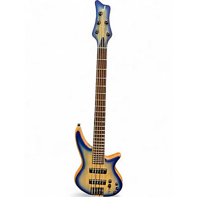 Used Jackson pro spectra Blue Burst Electric Bass Guitar