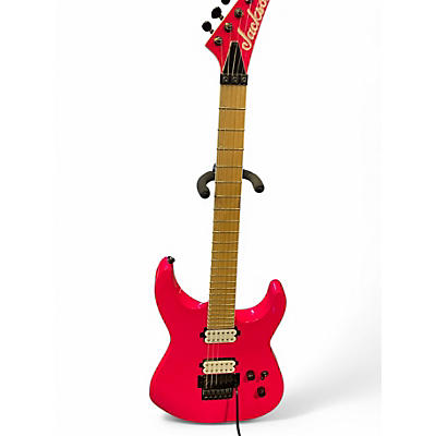 Used Jackson soloist magenta Solid Body Electric Guitar