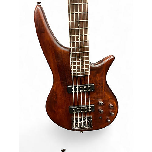 Used Jackson spectra 5 string Natural Electric Bass Guitar Natural