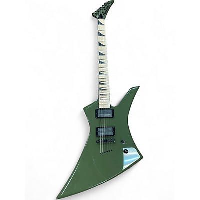 Used Jackson usa custom shop kelly 2h tom olive drab Solid Body Electric Guitar