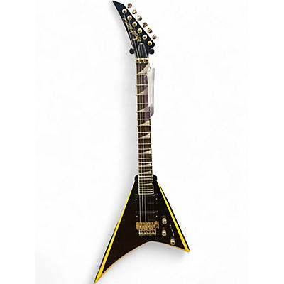 Used Jackson x series RRX24 Black and Yellow Solid Body Electric Guitar