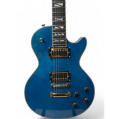 Used Jacobs  LP Style Modified Ocean Blue Solid Body Electric Guitar