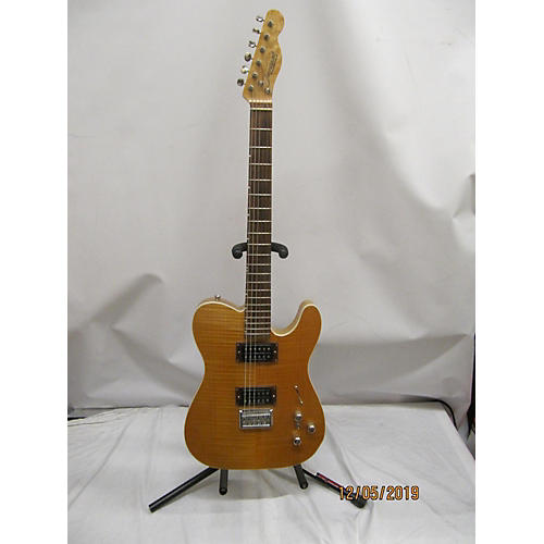 Used Jacquet T Style Trans Amber Solid Body Electric Guitar Trans Amber