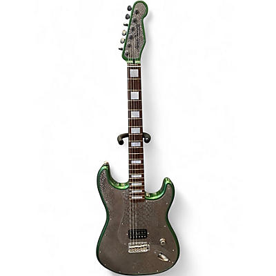 Used James Trussart Steel-O-Matic Strat Style Snakeskin Solid Body Electric Guitar