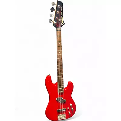 Used Jammer Bass sjb20 Red Electric Bass Guitar