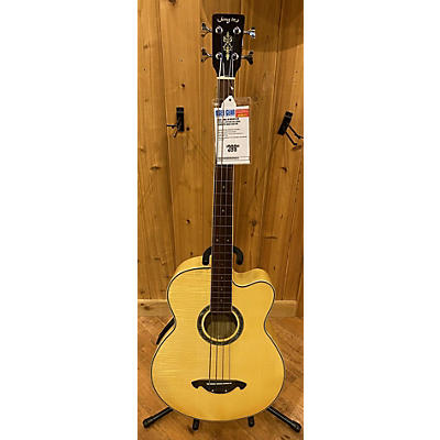 Used Jang In Mountain Special Edition Natural Acoustic Bass Guitar