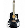 Used Jasmine ES-31C Black Acoustic Electric Guitar Black