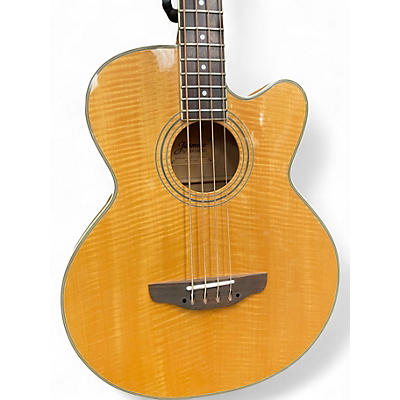 Used Jasmine ES100C-M Natural Flame Maple Acoustic Bass Guitar