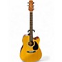 Used Jasmine ES33c Natural Acoustic Electric Guitar Natural