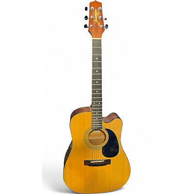 Used Jasmine ES45C Natural Acoustic Electric Guitar