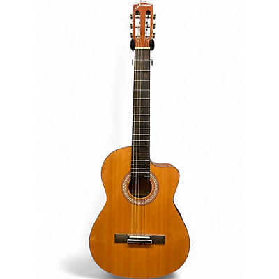 Used Jasmine JC25CE Natural Classical Acoustic Electric Guitar