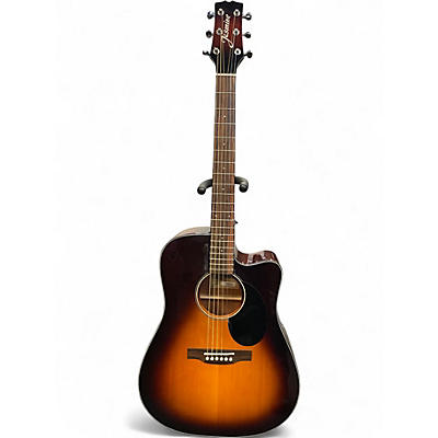Used Jasmine JD39CE-SB Tobacco Sunburst Acoustic Electric Guitar