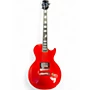 Used Jason Ingrodi Single Cut Red Hollow Body Electric Guitar Red