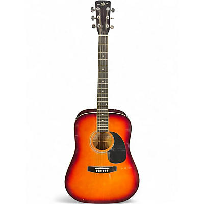 Used Jay Jr JAY-TRD/EQ CS 2 Color Sunburst Acoustic Electric Guitar