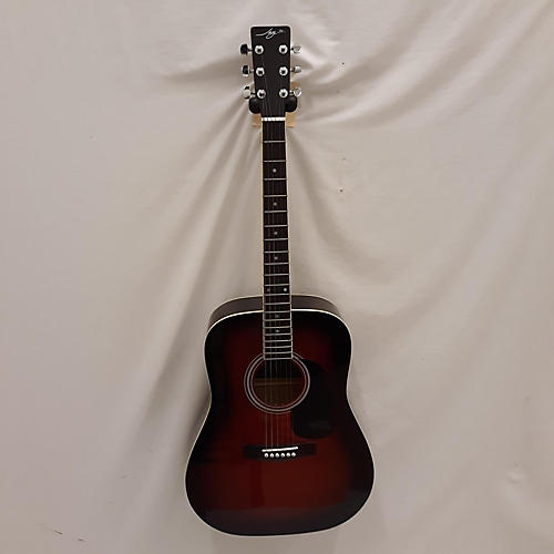 Used Jay Jr. Jay TRD Crimson Red Burst Acoustic Guitar Crimson Red