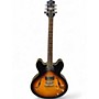 Used Jay Turser 335ISH DARKBURST Hollow Body Electric Guitar DARKBURST