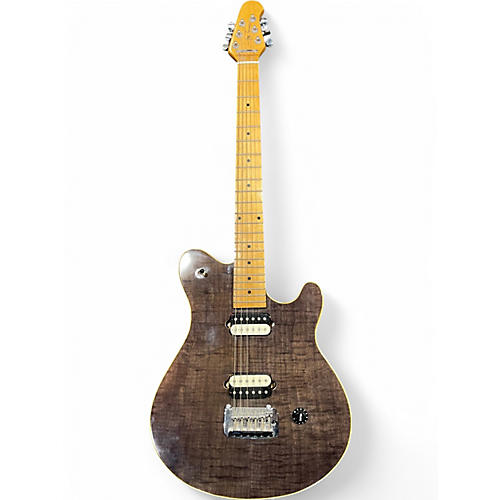 Used Jay Turser AXIS STYLE TRANS BROWN Solid Body Electric Guitar TRANS BROWN