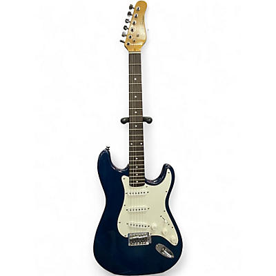 Used Jay Turser Double Cut Blue Solid Body Electric Guitar