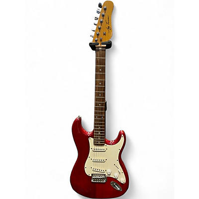 Used Jay Turser Double Cut Candy Apple Red Solid Body Electric Guitar