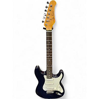 Used Jay Turser Double Cut Midnight Blue Solid Body Electric Guitar