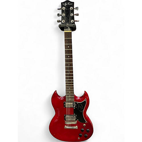 Used Jay Turser Double Cut Red Solid Body Electric Guitar Red