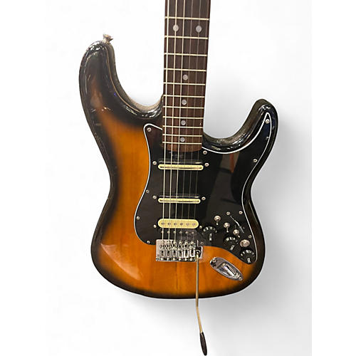 Used Jay Turser Double Cut Sunburst Solid Body Electric Guitar Sunburst