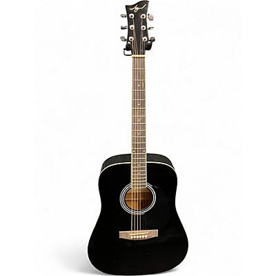 Used Jay Turser JJ45 Black Acoustic Guitar