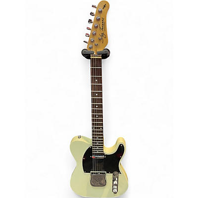 Used Jay Turser JL-LT-IV White Solid Body Electric Guitar