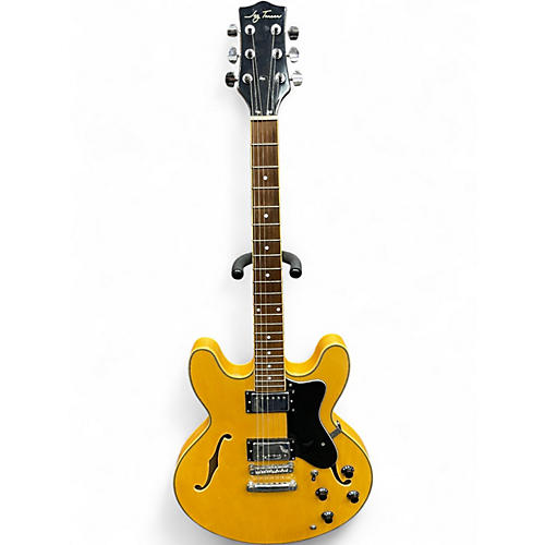 Used Jay Turser JT 137DC Natural Hollow Body Electric Guitar Natural