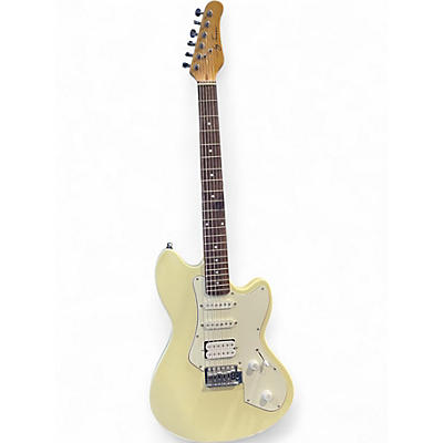 Used Jay Turser JT Thunder HSS White Solid Body Electric Guitar