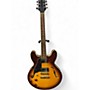 Used Jay Turser JT133 2 Tone Sunburst Hollow Body Electric Guitar 2 Tone Sunburst