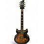 Used Jay Turser JT134DC Sunburst Hollow Body Electric Guitar Sunburst