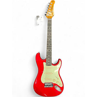 Used Jay Turser JT30 3/4 Candy Apple Red Metallic Solid Body Electric Guitar