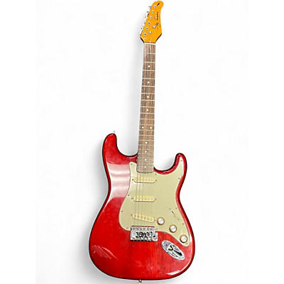 Used Jay Turser JT30 Candy Apple Red Solid Body Electric Guitar