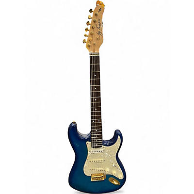 Used Jay Turser JT300 Blue Burst Solid Body Electric Guitar