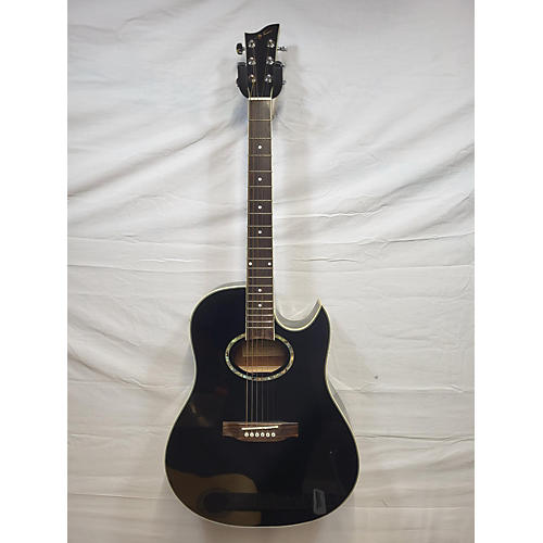 Jay Turser Used Jay Turser JTA40CEOBK Black Acoustic Guitar Black