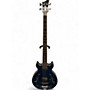 Used Jay Turser Used Jay Turser JTB-134 Flame Blue W/ Cream Trim Electric Bass Guitar Flame Blue W/ Cream Trim