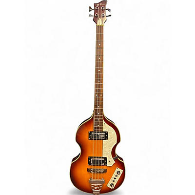 Used Jay Turser JTB-2B 2 Color Sunburst Electric Bass Guitar